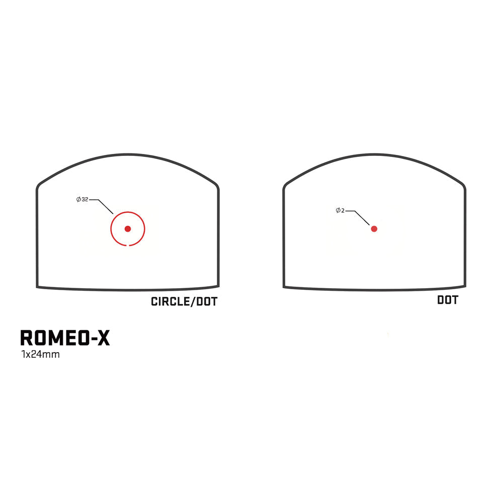 RidgeVanta Romeo-X Reflex Sight Black product view 12