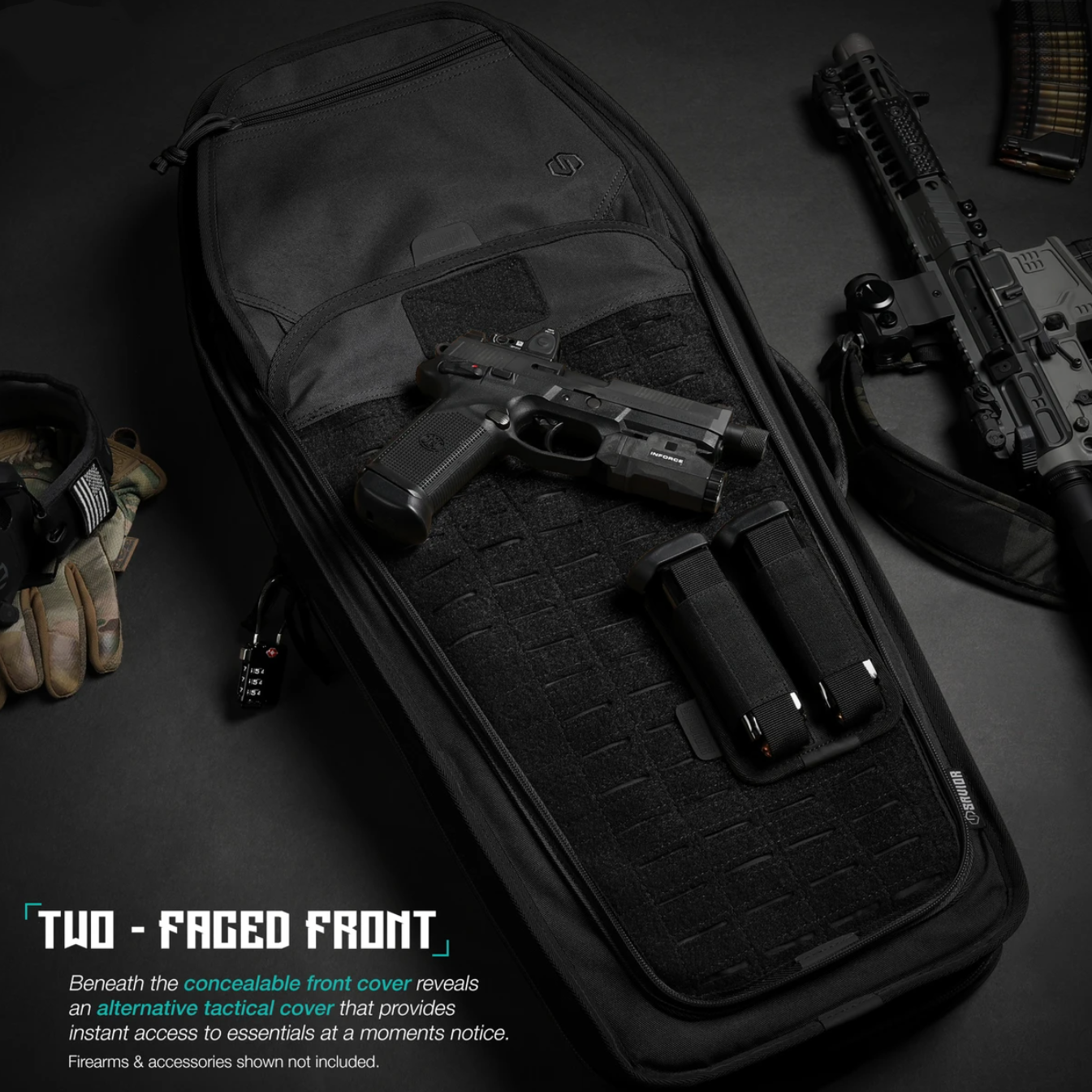 Low-Profile Coffin 34 in Gear Case