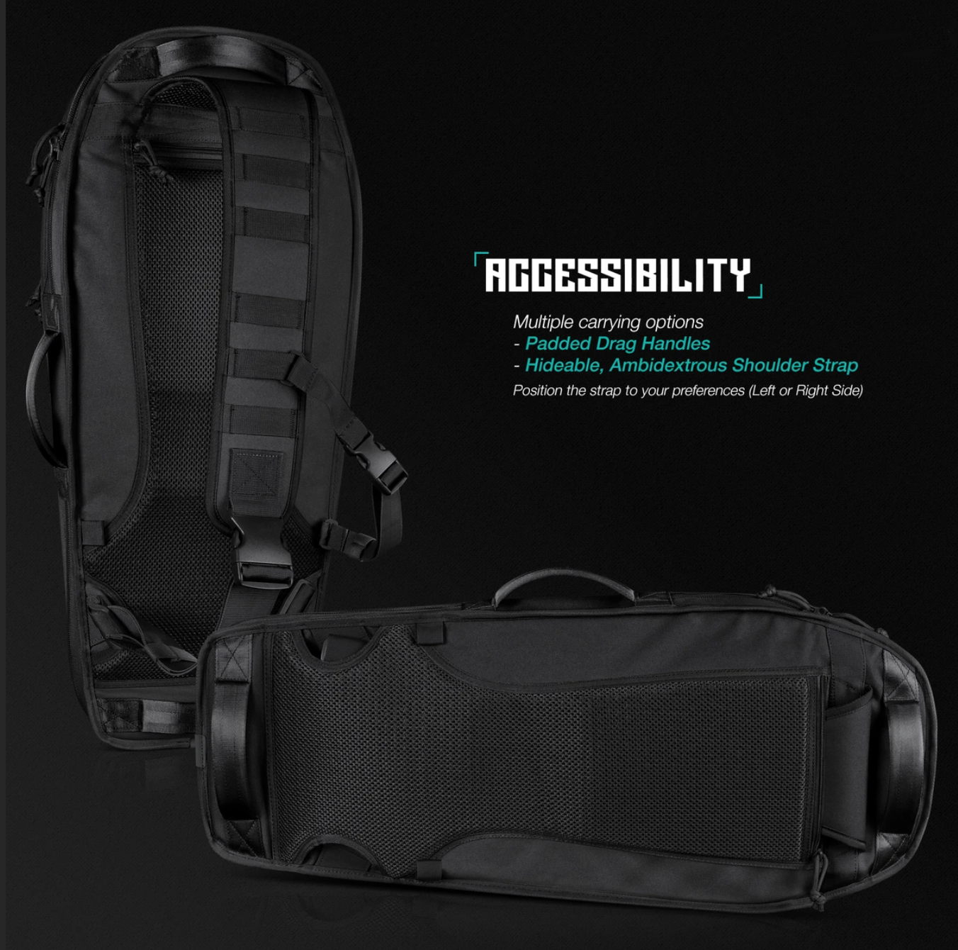 Low-Profile Coffin 34 in Gear Case