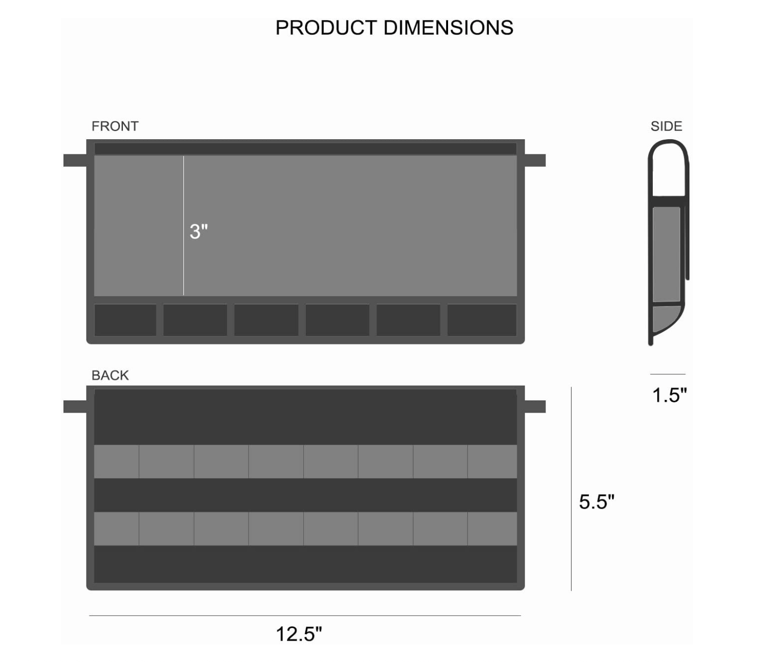 Six-Slot Utility Storage Pouch