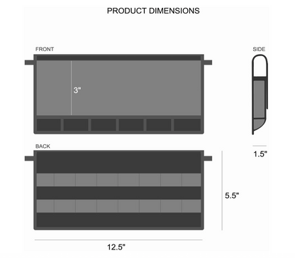 Six-Slot Utility Storage Pouch