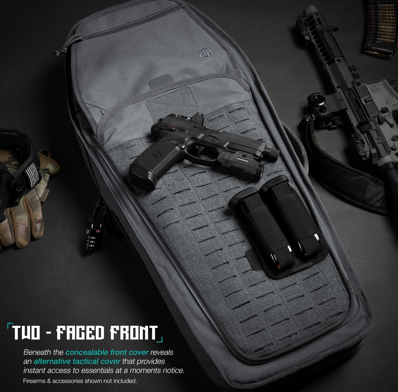 Low-Profile Coffin 34 in Gear Case