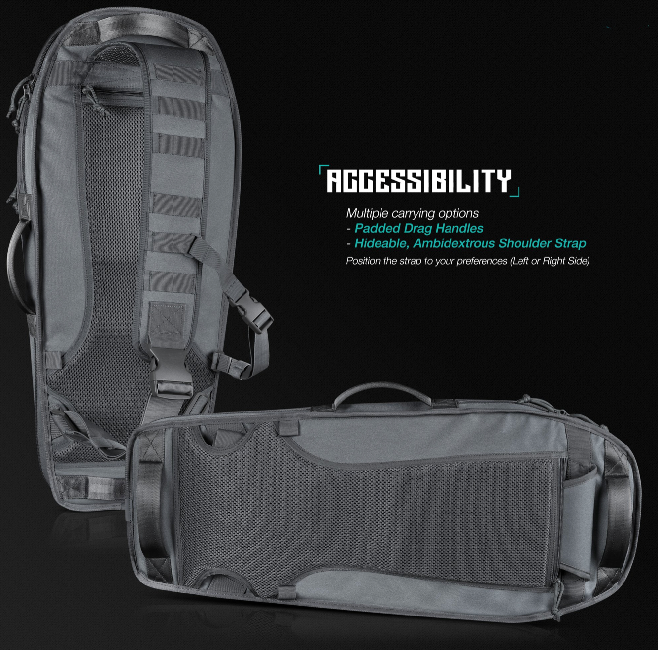 Low-Profile Coffin 34 in Gear Case