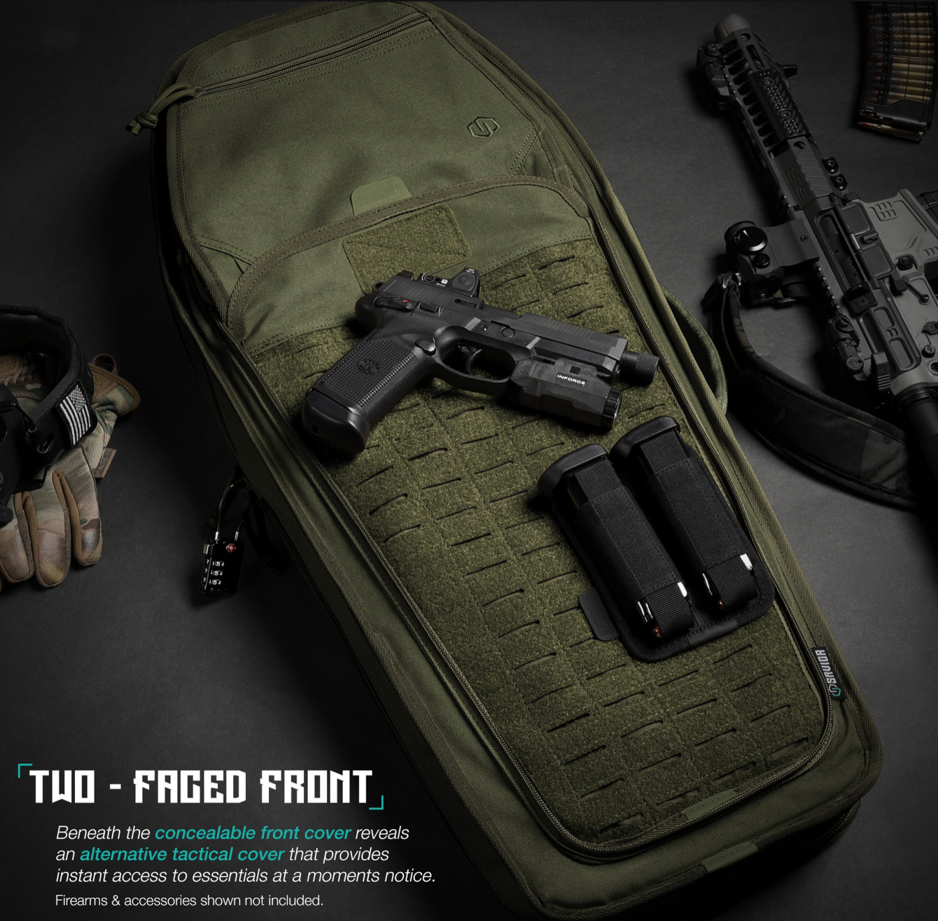 Low-Profile Coffin 34 in Gear Case