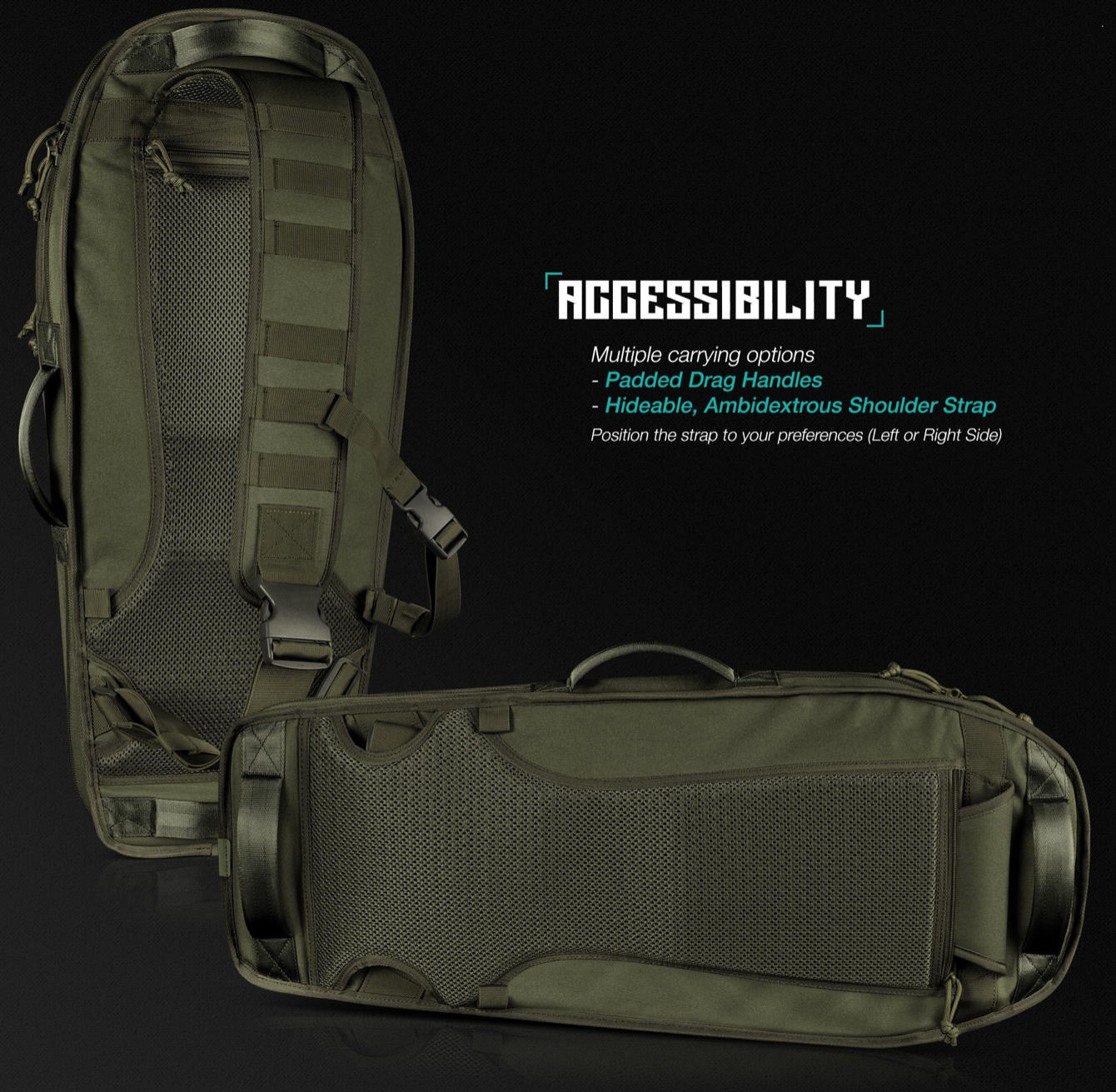 Low-Profile Coffin 34 in Gear Case