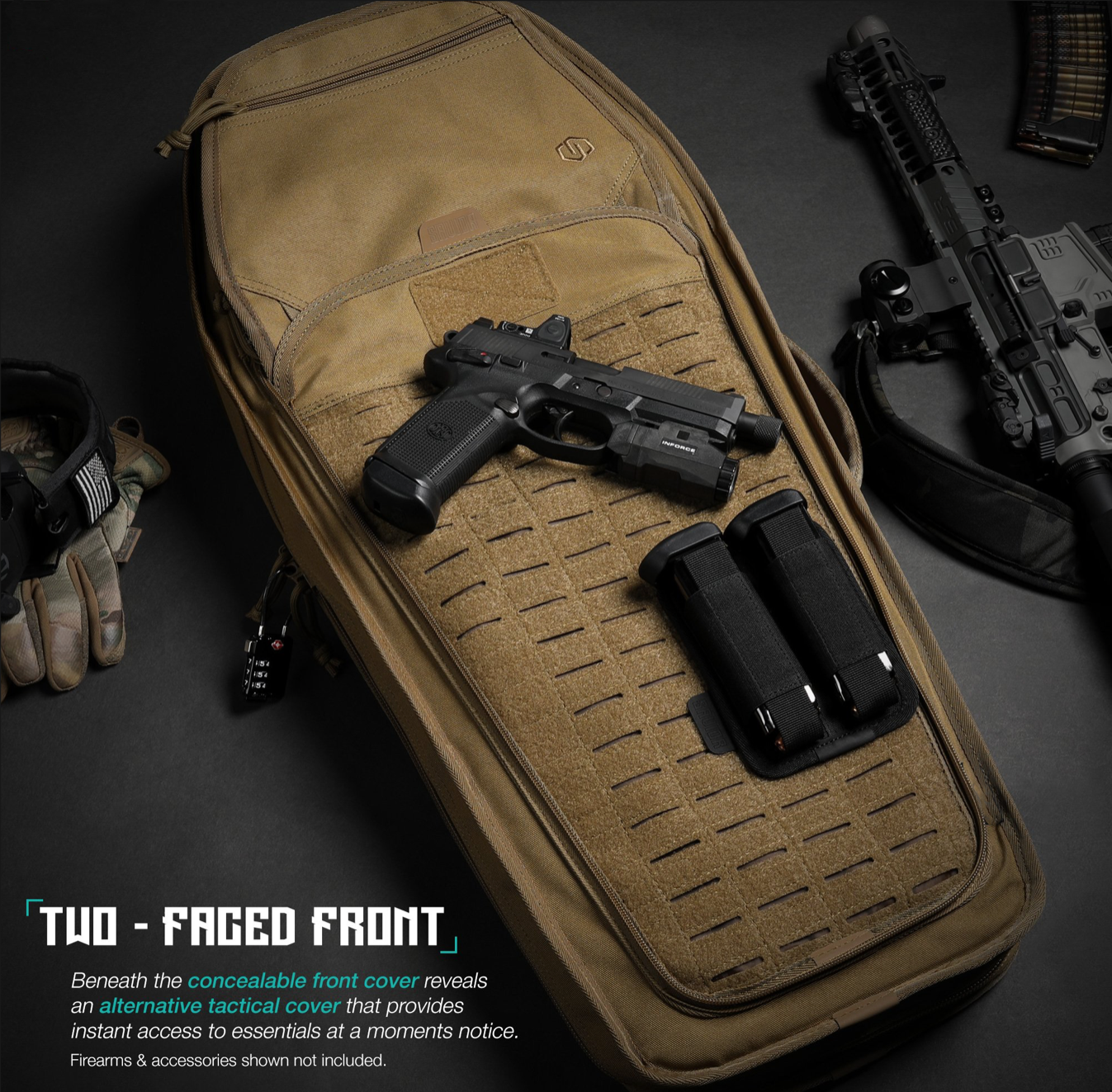 Low-Profile Coffin 34 in Gear Case