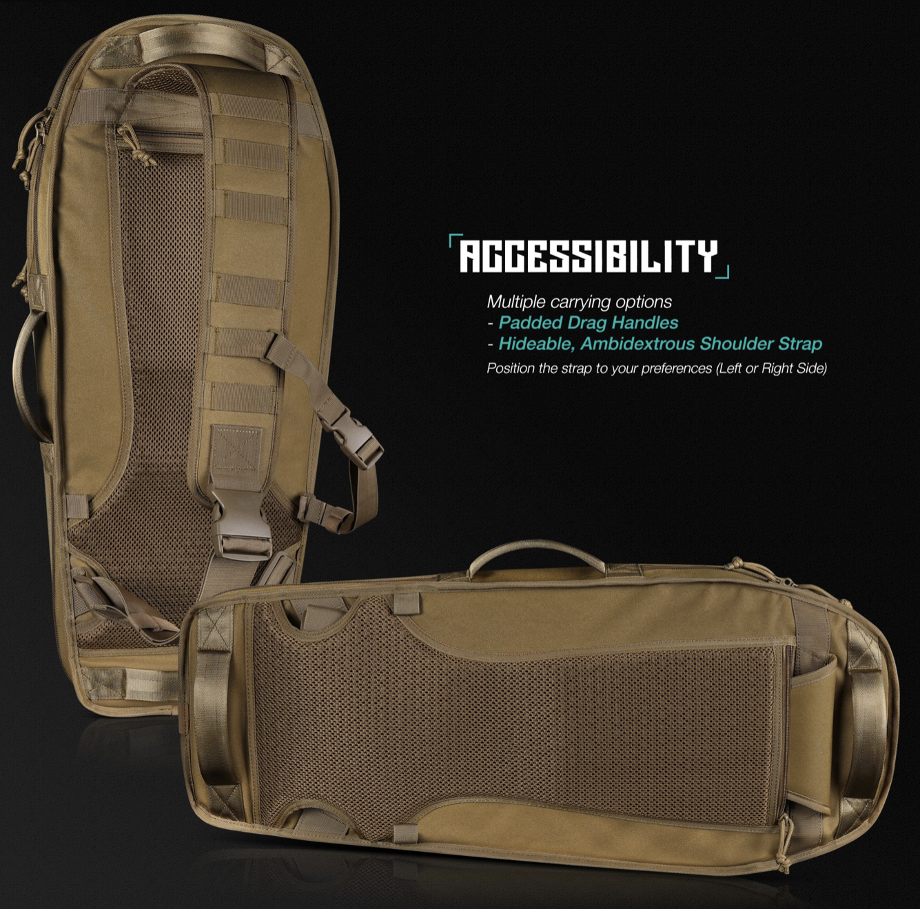 Low-Profile Coffin 34 in Gear Case