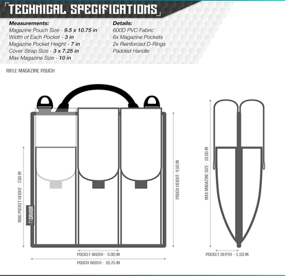 AR-15 Magazine Carrying Case