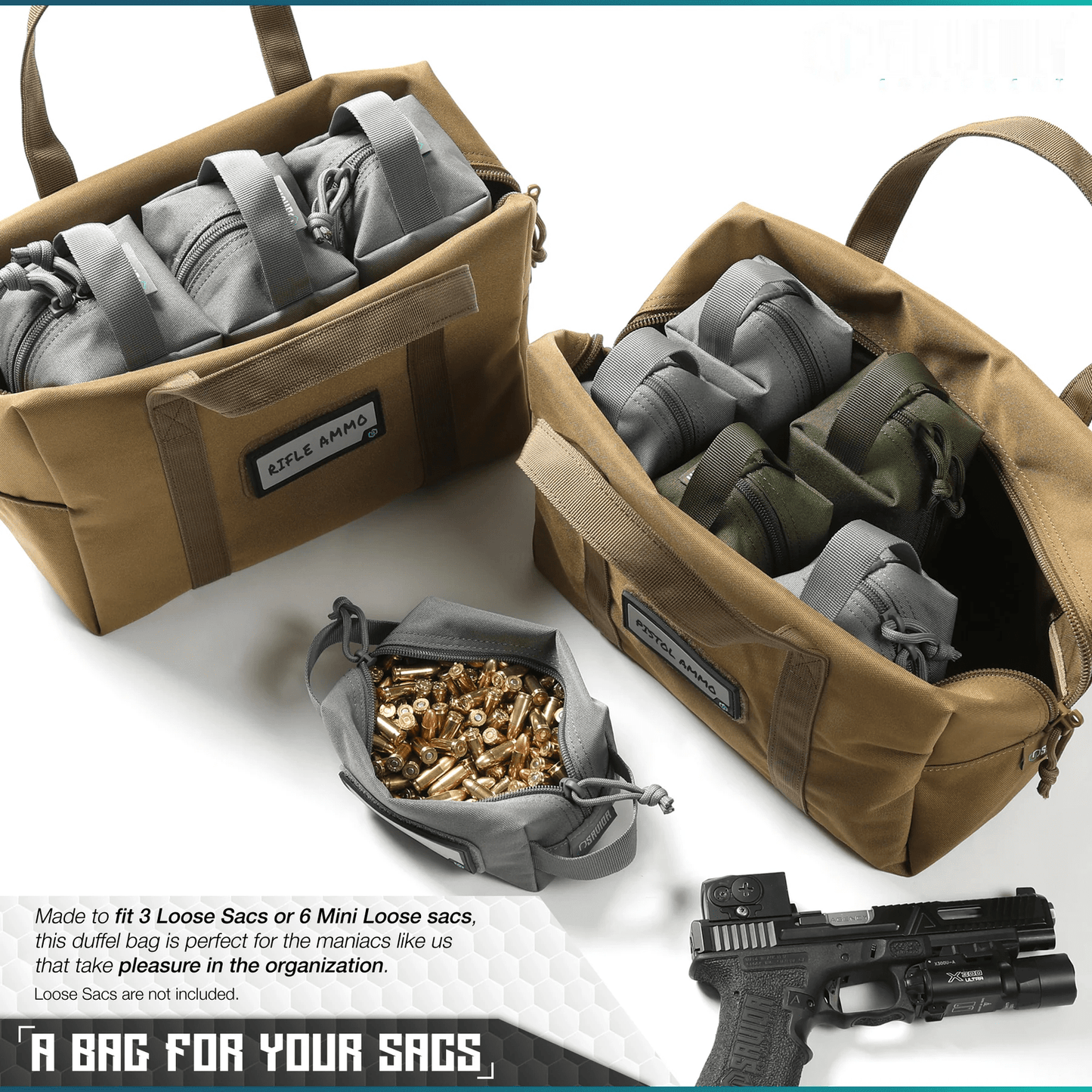 Mini Hauler Duffel Bag - 2 Pack