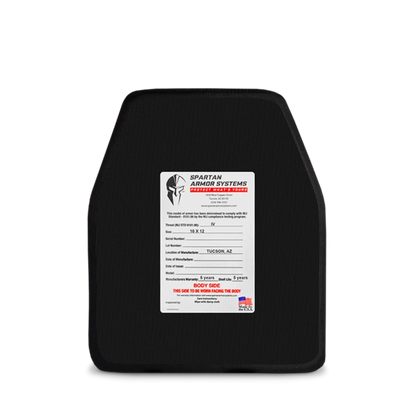 Spartan Level IV Ceramic Body Armor (Set of 2)