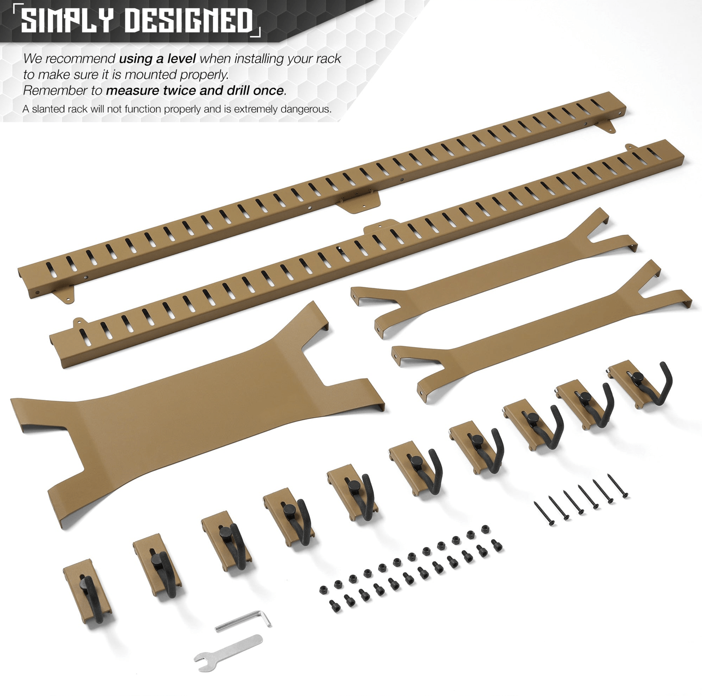 Horizontal Wall Rack