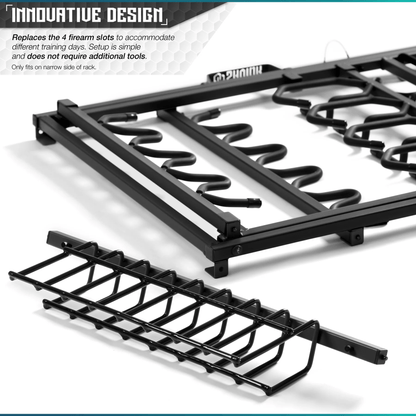 Pistol Rack Attachment for Shorty Rack of 9