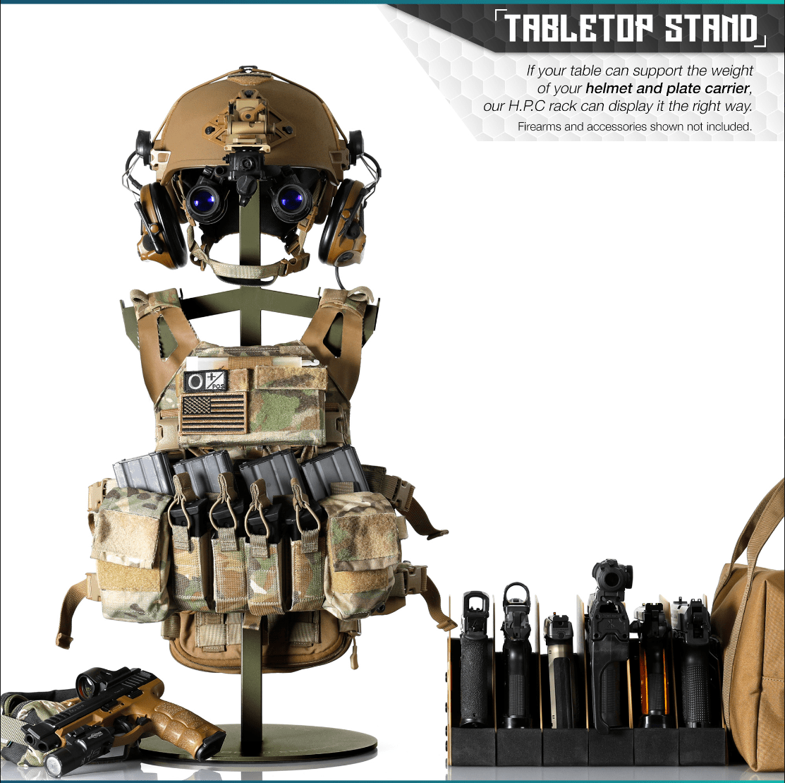 Tabletop Gear Rack