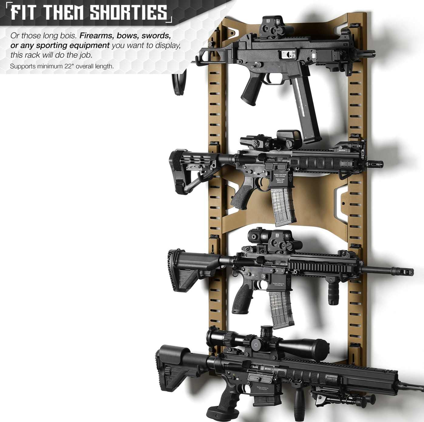 Horizontal Wall Rack
