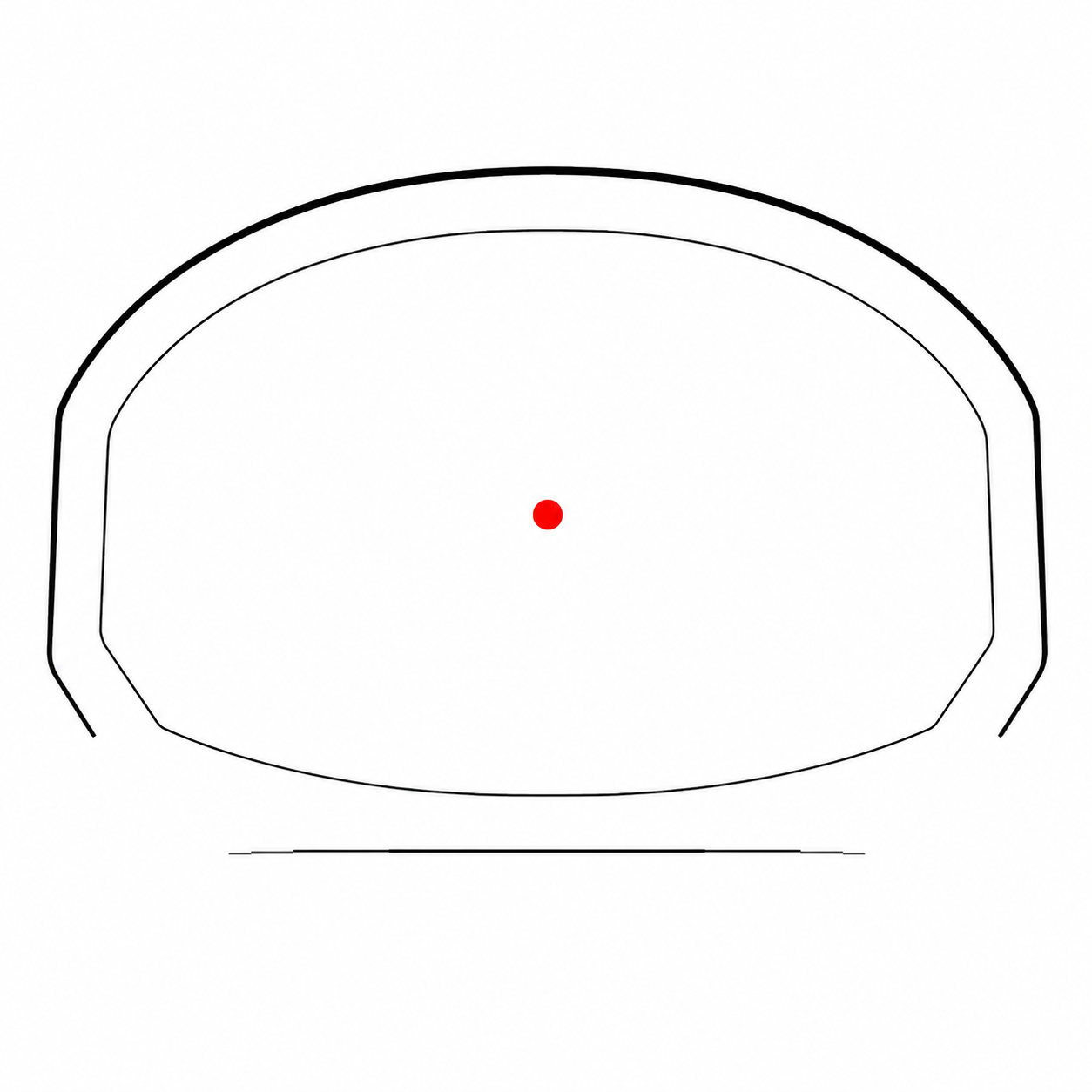 RidgeVanta Venom Red Dot Sight centered square product image 6